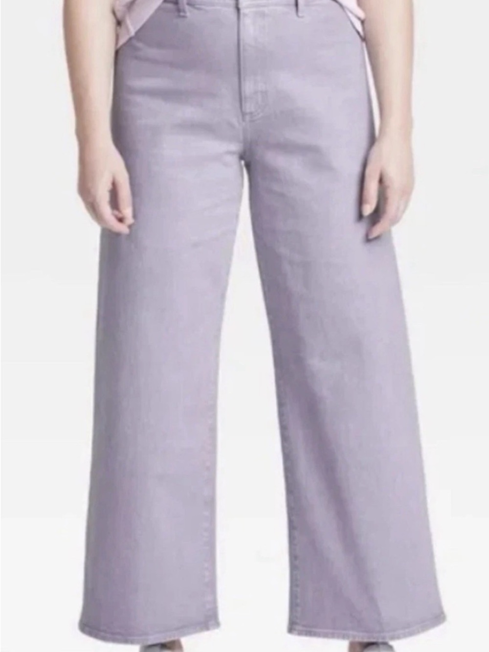 Universal Thread Wide Leg Sailor Jeans purple lilac